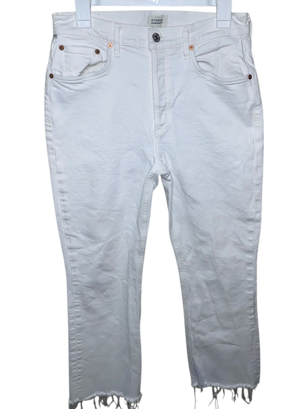 CITIZENS of HUMANITY Women's
Charlotte High Rise Crop Straight denim jeans